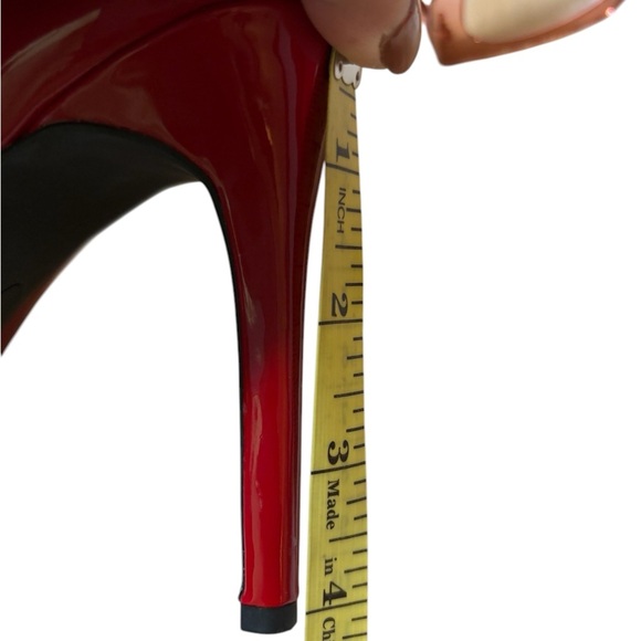Jessica Simpson Red Patent Leather Stiletto Heels - Picture 6 of 6